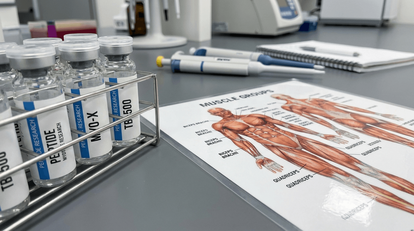 Two separate rows of research vials on a clean white lab surface, organized and evenly spaced
